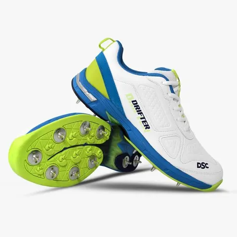 DSC Drifter Cricket Shoes - Royal Blue Yellow / 8