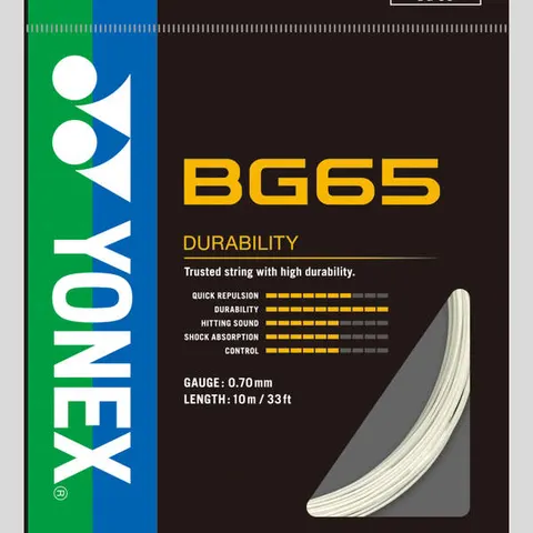 Yonex BG65 Badminton String – 0.70mm