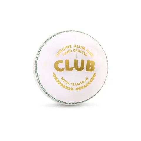 SG Cricket Ball Club White