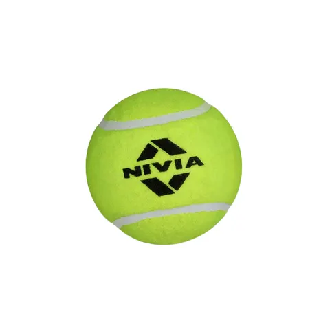 NIVIA Cricket Tennis Ball Light weight (YELLOW)