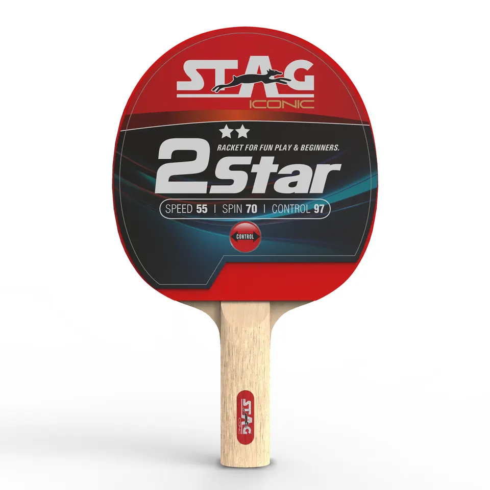Stag Iconic 2 Star Table Tennis Racquet