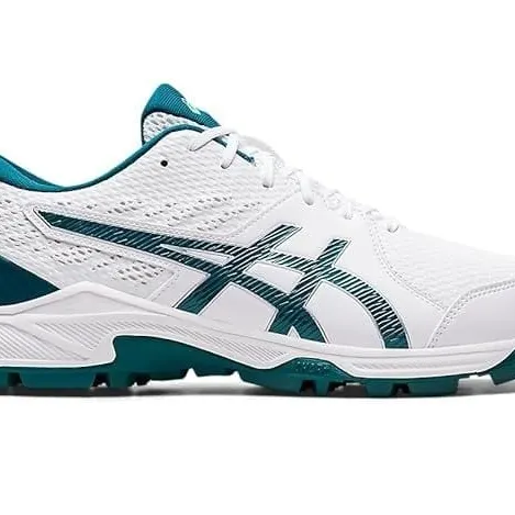 ASCIS Gel Peake 2 Cricket Shoes - White/Velvet Pine / 8