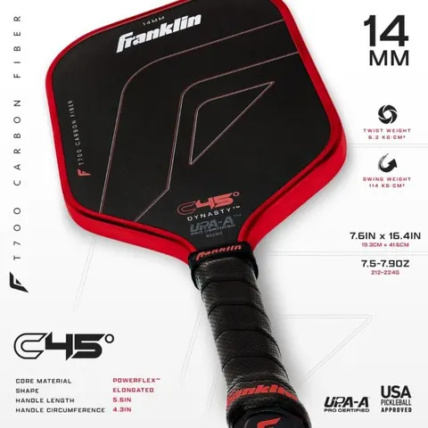 Franklin C45 Dynasty Carbon Fiber Paddle Series